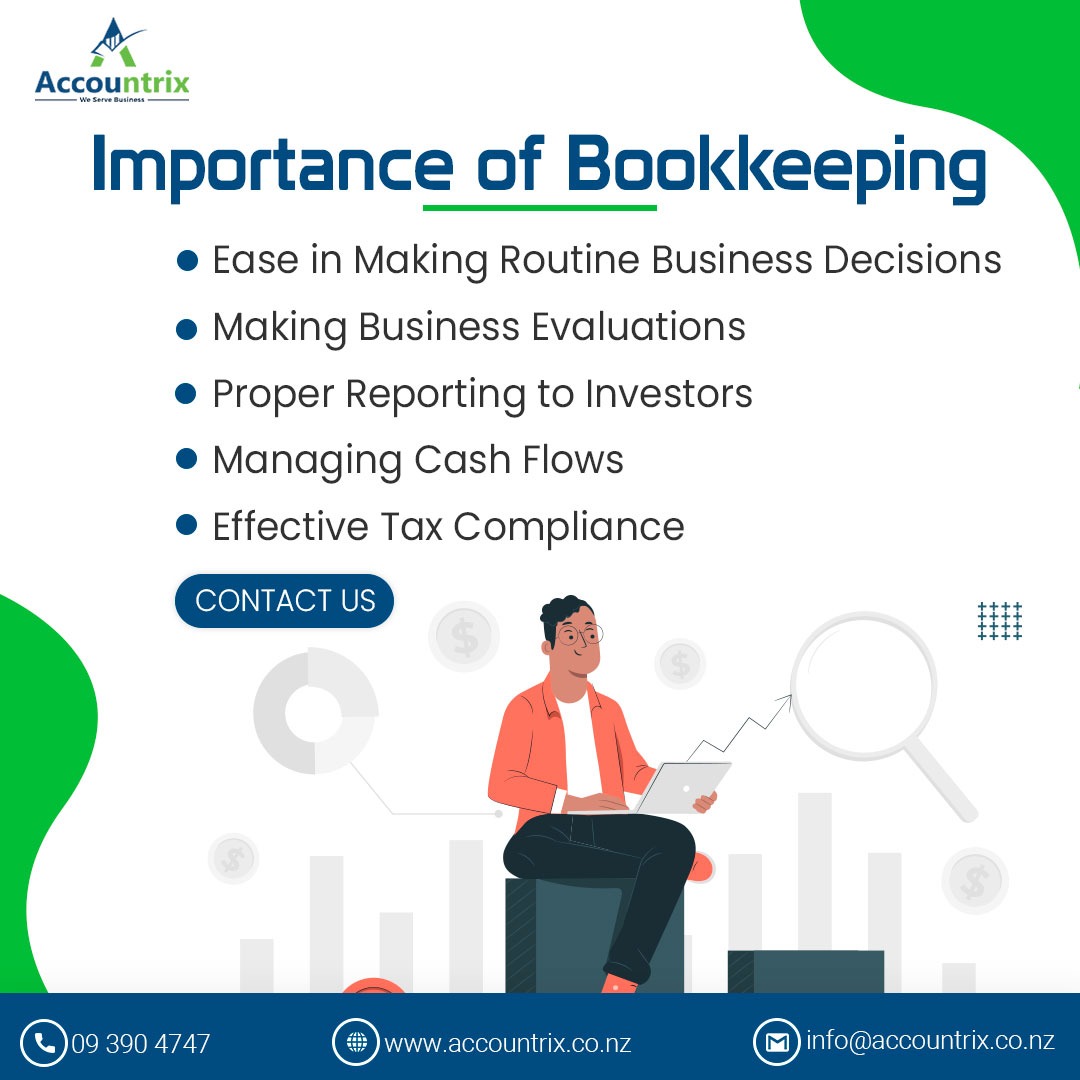 How Bookkeeper Help To Improve Your Business? - Accountrix